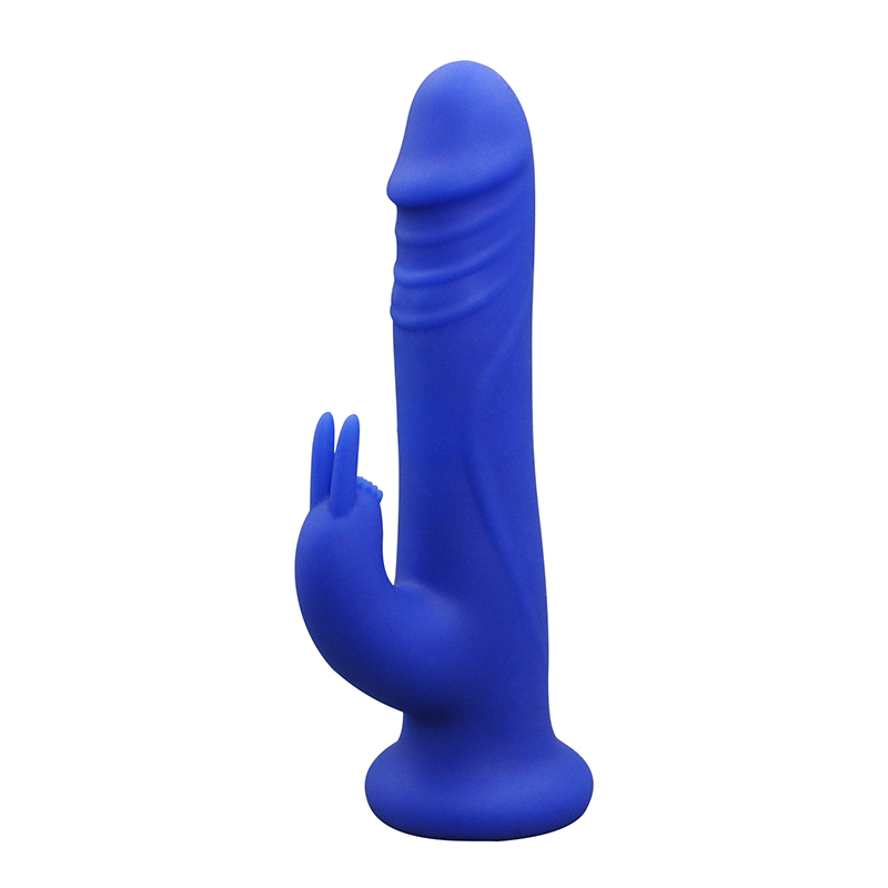 Vibrador de coelho giratório de contas