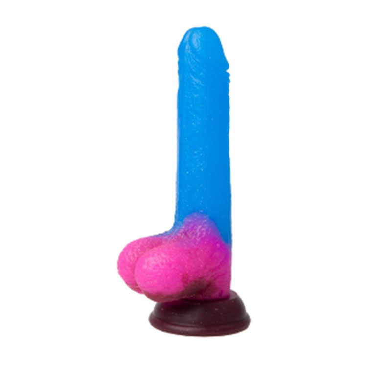 Vibrador de silicone colorido