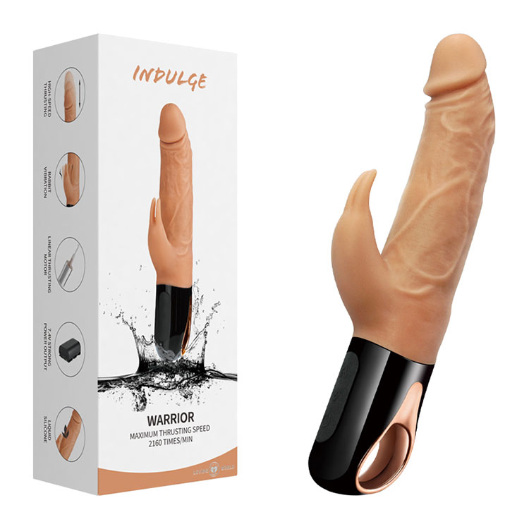 Vibrador de coelho de impulso realista